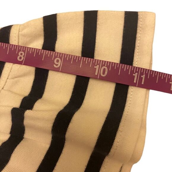 J. Crew Reimagined Stripe Flutter Sleeve Cotton Top - Picture 10 of 11